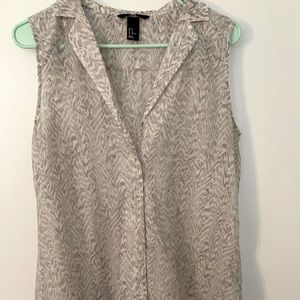 Gorgeous sheer zebra print blouse